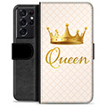 Samsung Galaxy S21 Ultra 5G Premium Wallet Case - Queen