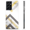 Samsung Galaxy S21 Ultra 5G TPU Case - Abstract Marble