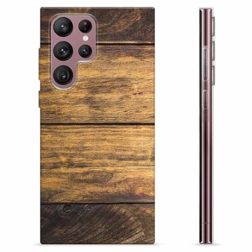 Samsung Galaxy S22 Ultra 5G TPU Case - Wood