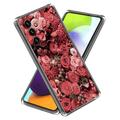 Samsung Galaxy S23 FE Stylish Ultra-Slim TPU Case - Red Flowers