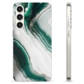 Samsung Galaxy S23+ 5G TPU Case - Emerald Marble