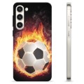Samsung Galaxy S23+ 5G TPU Case - Football Flame