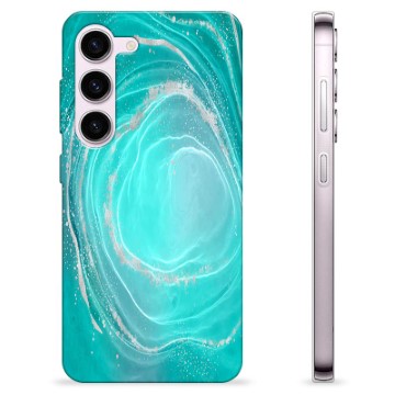 Samsung Galaxy S23 5G TPU Case - Turquoise Swirl