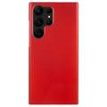 Samsung Galaxy S23 Ultra 5G Rubberized Plastic Case - Red
