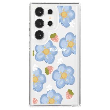 Samsung Galaxy S23 Ultra Fashion TPU Case - Flowers / Strawberries