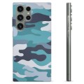 Samsung Galaxy S23 Ultra 5G TPU Case - Blue Camouflage