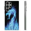 Samsung Galaxy S23 Ultra 5G TPU Case - Blue Fire Dragon