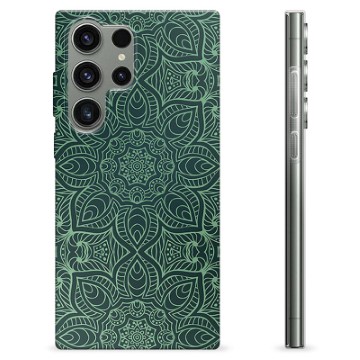 Samsung Galaxy S23 Ultra 5G TPU Case - Green Mandala