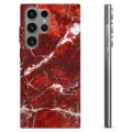 Samsung Galaxy S23 Ultra 5G TPU Case - Red Marble