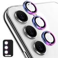 Samsung Galaxy S24 Hat Prince Camera Lens Tempered Glass Protector - Purple
