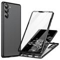 Samsung Galaxy S24 Magnetic Case with Tempered Glass - Black