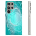 Samsung Galaxy S24 Ultra TPU Case - Turquoise Swirl