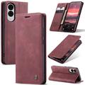 Samsung Galaxy S25 Edge Caseme 013 Series Wallet Case - Wine Red