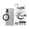 Samsung Galaxy S25 Edge PanzerGlass Care Kickstand Case - MagSafe Compatible - Clear / Black