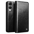 Samsung Galaxy S25 Edge Qialino Classic Wallet Leather Case - Black