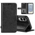 Samsung Galaxy S25 Edge Wallet Case Magnetic Closure - Black