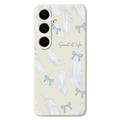 Samsung Galaxy S25 FE Feather Pattern TPU Case