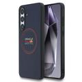 Samsung Galaxy S25 FE Oracle Red Bull Racing Red Ring MagSafe Liquid Silicone Case - Navy