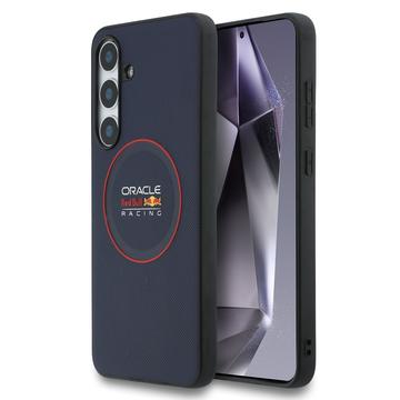 Samsung Galaxy S25 FE Oracle Red Bull Racing Red Ring MagSafe Liquid Silicone Case - Navy