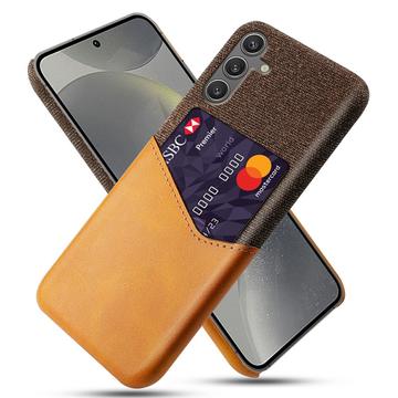 Samsung Galaxy S25 KSQ Case with Card Pocket - Orange