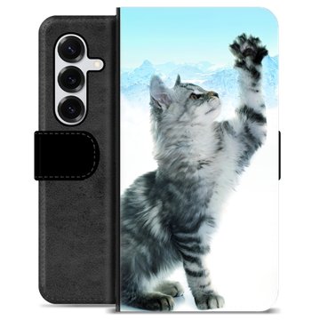 Samsung Galaxy S25+ Premium Wallet Case - Cat