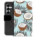 Samsung Galaxy S25+ Premium Wallet Case - Coconut
