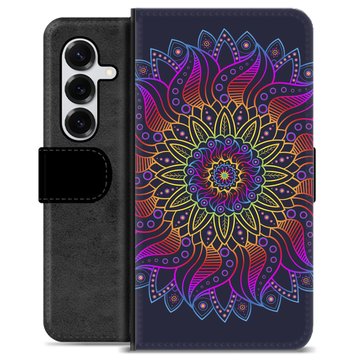 Samsung Galaxy S25+ Premium Wallet Case - Colorful Mandala