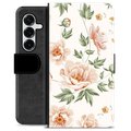 Samsung Galaxy S25+ Premium Wallet Case - Floral