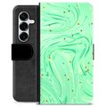 Samsung Galaxy S25+ Premium Wallet Case - Green Mint
