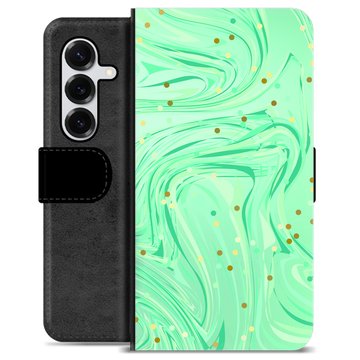 Samsung Galaxy S25+ Premium Wallet Case - Green Mint