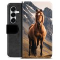 Samsung Galaxy S25+ Premium Wallet Case - Horse