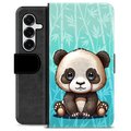 Samsung Galaxy S25+ Premium Wallet Case - Panda