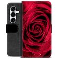 Samsung Galaxy S25+ Premium Wallet Case - Rose