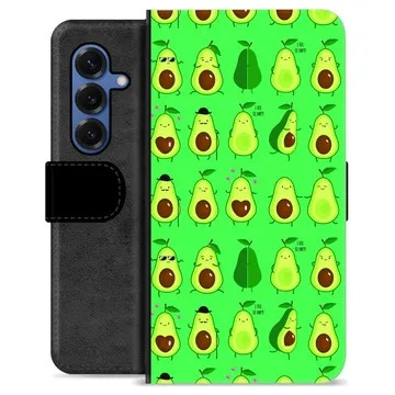 Samsung Galaxy S25 Premium Wallet Case - Avocado Pattern