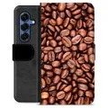 Samsung Galaxy S25 Premium Wallet Case - Coffee Beans