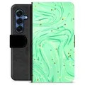 Samsung Galaxy S25 Premium Wallet Case - Green Mint