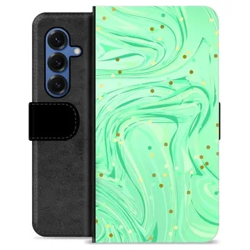 Samsung Galaxy S25 Premium Wallet Case - Green Mint
