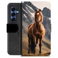 Samsung Galaxy S25 Premium Wallet Case - Horse