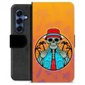 Samsung Galaxy S25 Premium Wallet Case - Skeleton Summer