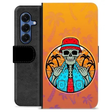 Samsung Galaxy S25 Premium Wallet Case - Skeleton Summer