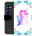 Samsung Galaxy S25 Premium Wallet Case - Unicorn