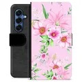 Samsung Galaxy S25 Premium Wallet Case - Watercolor Flowers