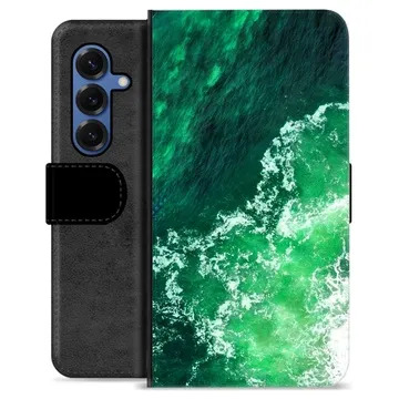 Samsung Galaxy S25 Premium Wallet Case - Waves