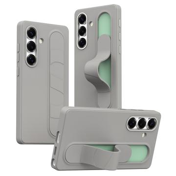 Samsung Galaxy S25/S24 Smart Hybrid Case with Standing Grip - Titanium Grey