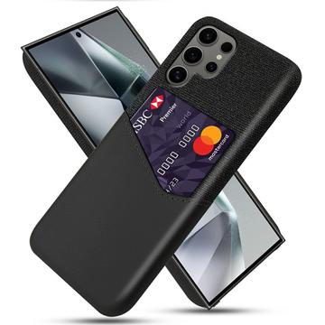Samsung Galaxy S25 Ultra KSQ Case with Card Pocket - Black