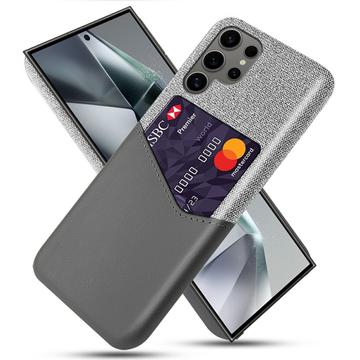 Samsung Galaxy S25 Ultra KSQ Case with Card Pocket - Grey