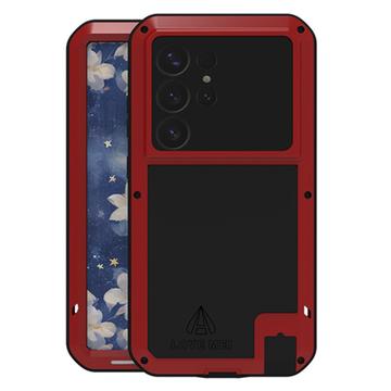 Samsung Galaxy S25 Ultra Love Mei Powerful Hybrid Case - Red