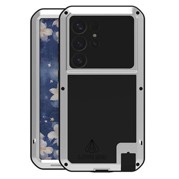 Samsung Galaxy S25 Ultra Love Mei Powerful Hybrid Case - Silver