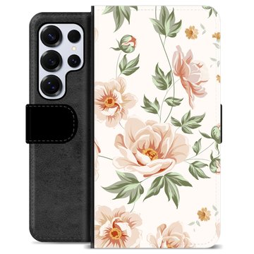 Samsung Galaxy S25 Ultra Premium Wallet Case - Floral
