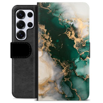 Samsung Galaxy S25 Ultra Premium Wallet Case - Jade Marble